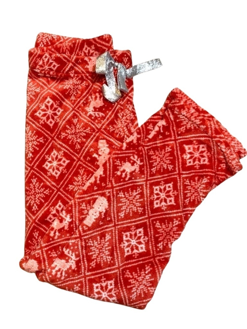 NWT NYC Underground Christmas Fleece Pajama Bottoms Women Medium